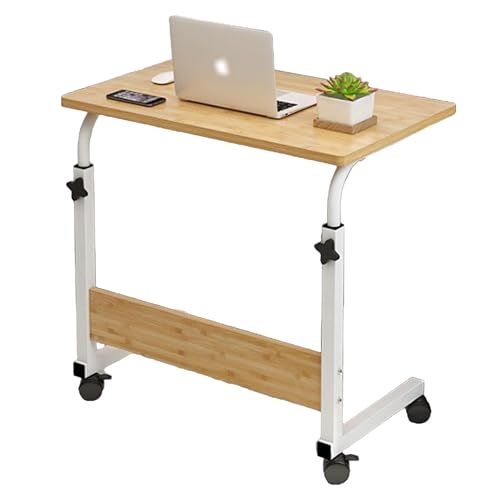 Bureau d'ordinateur réglable hauteur table d'appoint C pour canapé et lit à roulettes