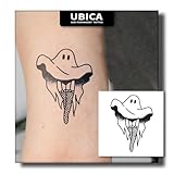 UBICA Temporary Tattoos Adult, 2 Sheets Fake Tattoos, Realistic And Long-Lasting Non-Reflective, Waterproof For 1-2 Weeks, Soul Dancers Tattoo 3x3in