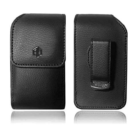 AH Leather Flip Phone Case with Belt Clip Cover