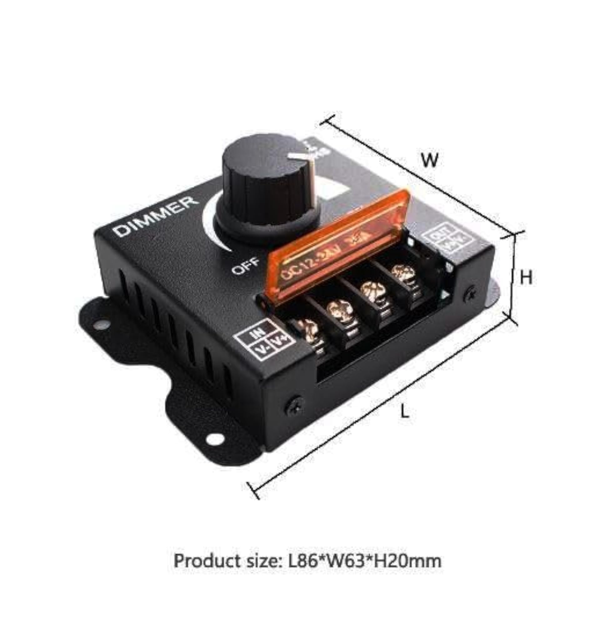 LED Switch Dimmer Controller for LED Strip Lighting