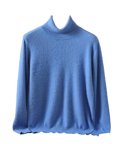 Men’S Fleece Wool Sweater Turn-Down Collar Pullover Business Casual Office Wear Long Sleeve Jumper