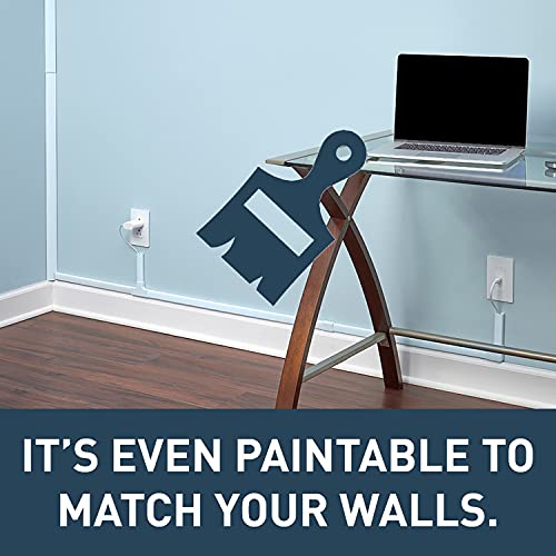 C2G/ Cables To Go 16319 Wiremold Home Entertainment Cord Cover Kit - Thumbnail 4