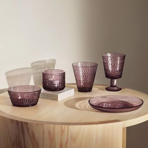 iittala - Kastehelmi Tea Light Holder 6.4 cm, Purple, 3, 3 (EU) - Image 3