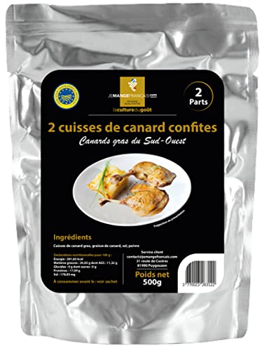  Confit de Canard - 2 Cuisses Confites IGP Sud-...