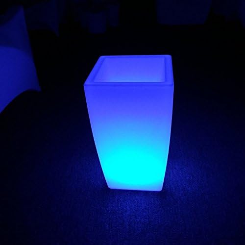 Garden planters LED FLOWER POT color change by remote control (20'' Height)