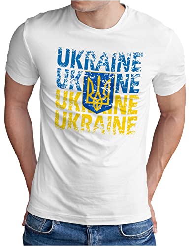 T-Shirt Ukraine Homme Imprimé Drapeau pour un Style Décontracté au Quotidien