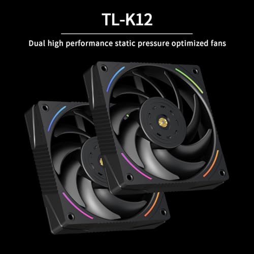 Image of Thermalright Peerless Assassin 120 Vision MAX ARGB Black CPU Cooler, PC Heatsink Cooler 6 Heat Pipes, 5'' Magnetic Display Screen with 480x854 Resolution,for AM4 /AM5 and Intel LGA1700 /1851