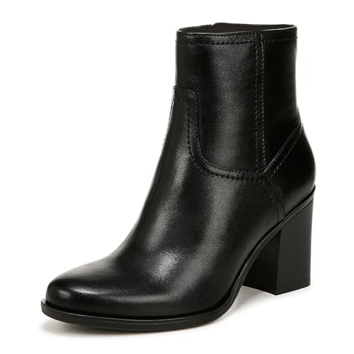 Naturalizer Womens Kalina Bootie Fashion Ankle Boot Black Leather 11 W