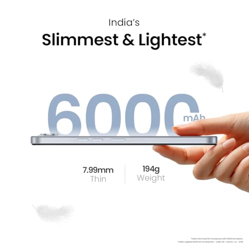 Image of Tecno Spark GO 5G (Sky Blue, 4GB+128GB) | Slimmest Smartphone with 6000mAh Battery | Ella AI with Indian Languages Support* | IP64 Dust and Water Resistant