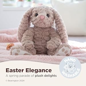 Bearington collection java easter bunny 10 inch stuffed animals bunny plush easther gifts for kids  urban country home decor