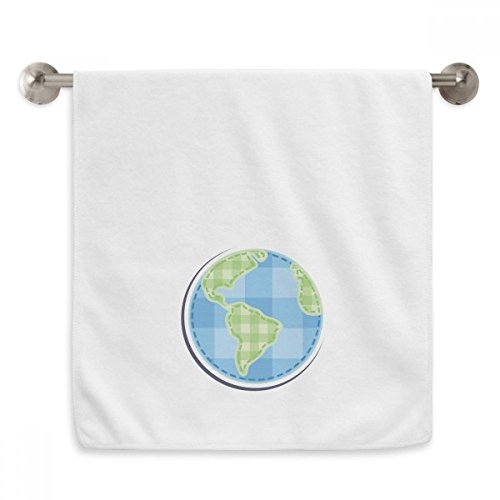 Serviettes moelleuses Alien Terre DIYthinker essuie-mains blanc - 2