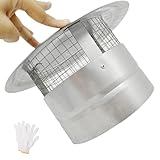 Matériau de qualité supérieure : Fabriqué en acier inoxydable 304, cet accessoire fait partie des chapeaux de pluie et de neige offrant une longévité exceptionnelle face à la corrosion