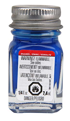 Testors Enamel Paint Open Stock .25oz-Blue Fluorescent