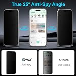 Mothca Protecteur d'écran de confidentialité Matte pour iPhone 17 Pro Max 6,9 pouces, 9H Verre trempé Matt Anti-espion, Anti-Gloire & Anti-empreinte (1 PCS)