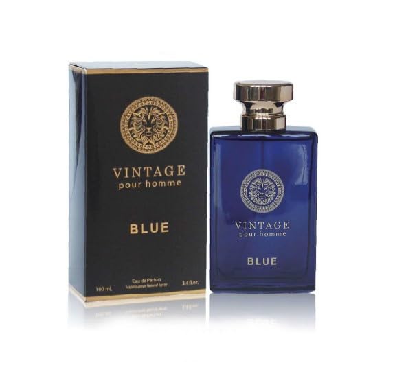 TWISHA Vintage Heroes Red & Vintage Pour Homme Blue Cologne for Men 3.4oz/100ml, eau de parfum, (Our Impression of Red Flame & Dylan Blue) - Image 3