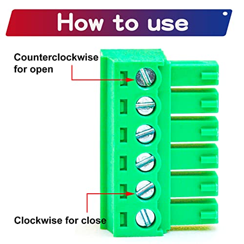 Conector Phoenix Terminal Block 3.5mm 4 Pin x5 miniatura 7