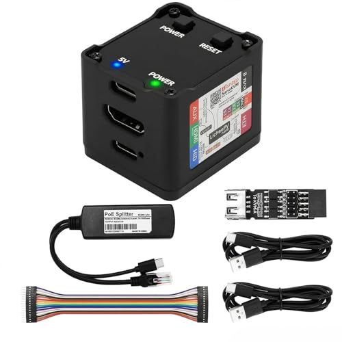 Sipeed NanoKVM IP KVM Remote Control via the Internet 1080P HDMI Keyboard Video and Mouse Remote Control Ideal mini KVM for Home Offices Data Centres Server Management (NanoKVM Full B)