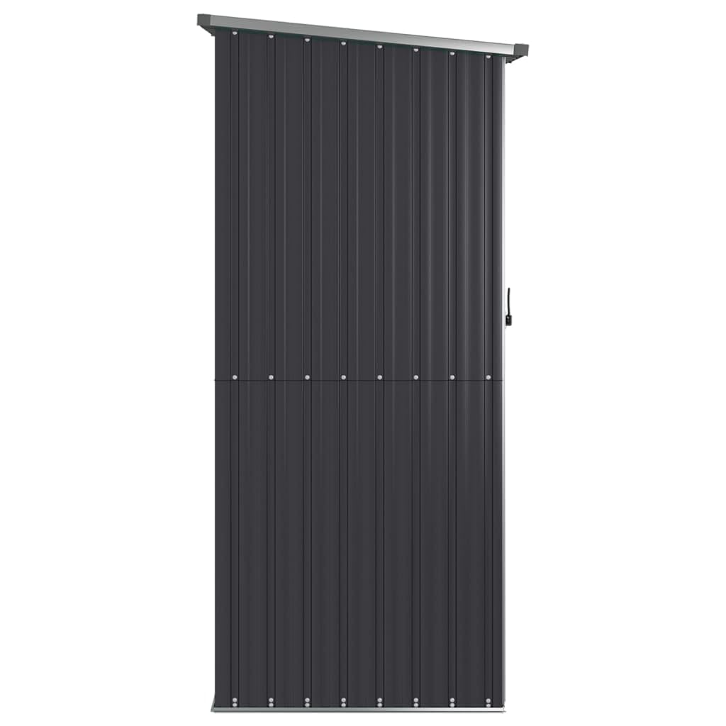 Cobertizo jardín Acero galvanizado Antracita 118,5x97x209,5 cm,Casa y jardín,Jardín,Artículos de Exterior,Estructuras de Exteriores,Cobertizos-150901 — view 4
