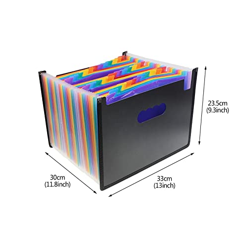 36 Pockets Accordian File Organizer,Expanding File Folder,Filing Folders,Expandable A4/Letter Size Folder, Accordion Document Organizer,Portable Paper/Bill/Receipt Folders With 2 A-Z Blank Tabs #TOP3