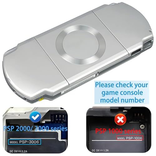 Image of OSTENT Battery Protector Cover Door Repair Parts Replacement for Sony PSP 2000 /3000 Color Silver