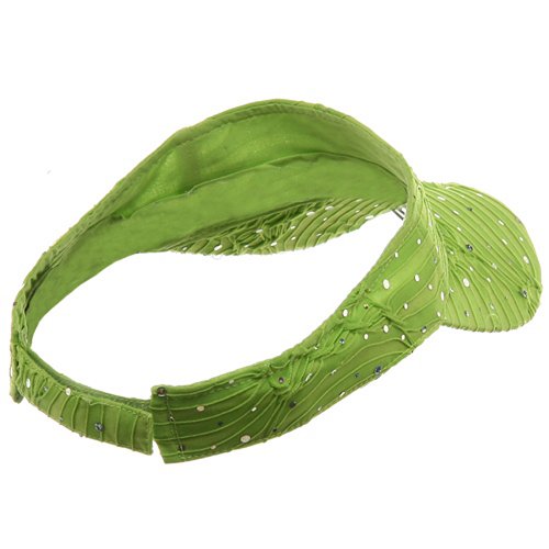 Glitter Visor-Lime #TOP2