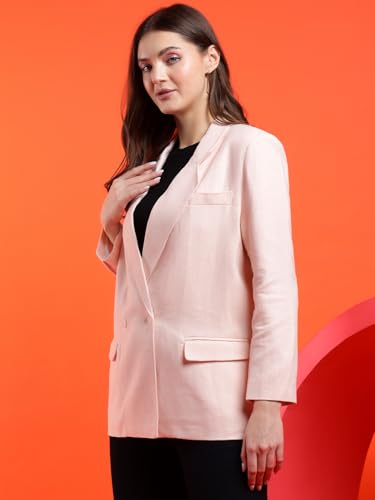 Image of KOTTY Womens Cotton Blend Standard Length Elegant Style Coat - Classic Style with Modern Detailing
