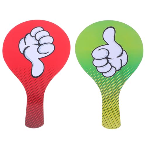 Abaodam Lot de 2 Palettes de Vote en Pvc pour Salle de Classe, Design Pratique et Amusant, Palette de Vote Manuelle pour Enseignants en Classe