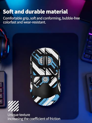 Protector para Logitech G PRO X Superlight 2 DEX Azul Negro miniatura 5