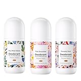 3pcs Deo für Kinder Ab 8 Jahre Deo Kinder Mädchen Natürliches Deodorant Körperdeodorant Roll-on-Deodorant Schützt Die Haut Frischer Und Angenehmer（50ml）