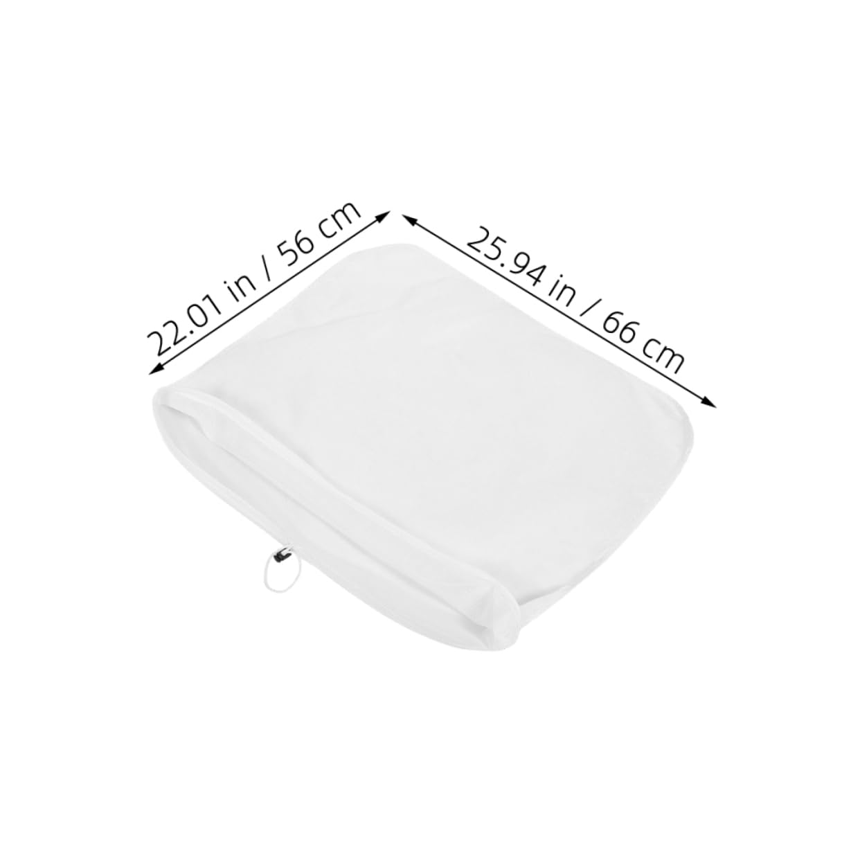 OUNONA Brewing Bags 2 Pack Reusable Fine Mesh Strainer Nut Milk Bag for Coffee Tea Juice Polyester