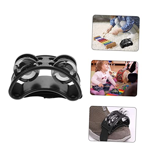 Toyvian 3 Pecas chocalho sino pé conjunto brinquedos infantis campainha tremer o pé instrumentos mus