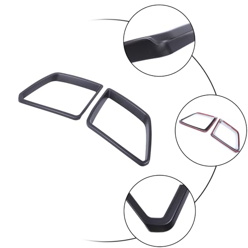 Image of Car Front Bumper Grille Cover Trim Compatible with Pontiac G8 08-09 /Holden Commodore 06-12 ABS Front Grille Accent Trim Cover Front Grille Bumper Grill Inserts protective Accessories (Matt black)