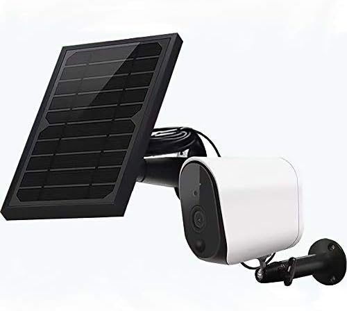 CTVISON Outdoor Wireless Rechargeable Solar Powered Security Camera System,1080p HD 2-Way Audio Night Vision with PIR Motion Sensor SD Card Slot and Cloud Service,Compatible with Alexa