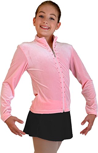 Saia de skate evasê patinação artística ChloeNoel K01, Preto, Child Extra Small