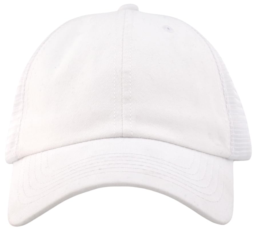 Image of TSSGBL M, L, XL, XXL Snapback Trucker Hats Baseball Caps Adjustable Blank Mesh Back Ball Caps for Men Women