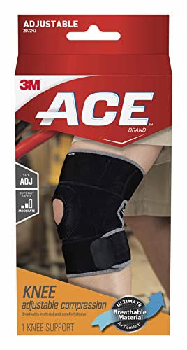 3M Knee Brace Ace One Size Fits Most Left or Right Knee, 05113119815, 1 Count