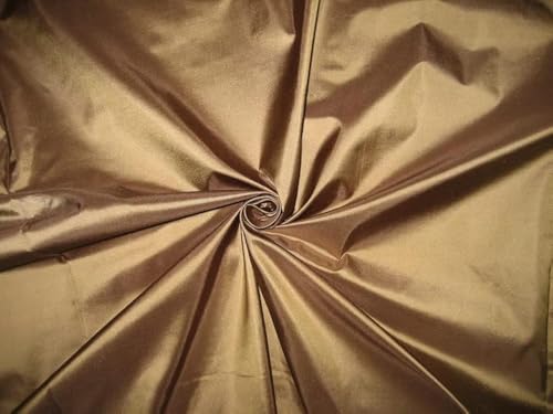 Tissu taffetas de soie marron chocolat de 137cm pour sublimer vos soirées et galas