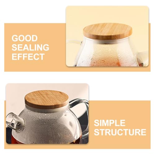 Deckel für Wasserbehälter, Zubehör, Teekannen-Deckel, Ersatz, leicht zu reinigen, Silikondichtung