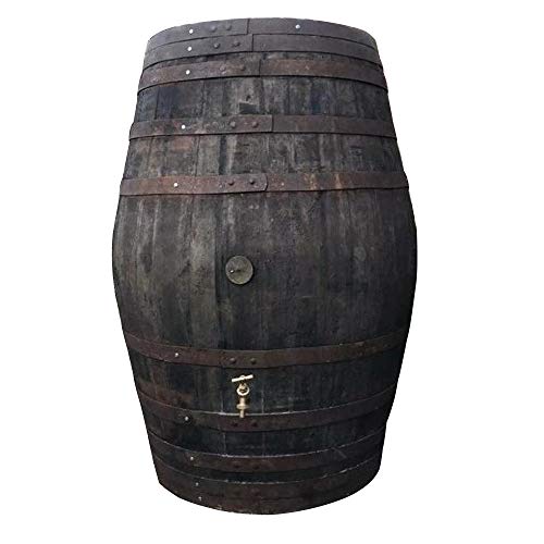 Cheeky Chicks Ltd Ice Bath/Soak Tub XL Rustic 500L Old Oak Original Whisky Barrel Removable Lid Drain Tap (Rustic)