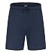 Produktbild Ammann - Herren Schlafanzug Mix & Match - frei kombinierbar - Hose kurz oder lang - Shirt kurz oder Langarm - bis Größe 5XL (62) - 100% Baumwolle (L - 52, Hose kurz - Dunkelblau - Uni)