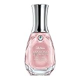 Sally Hansen Diamond Strength, Champagne Toast, Nail Growth, Protective Layer, Sheer, Shimmery Pink Nail Polish