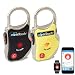 eGeeTouch Smart TSA Travel Lock-Secure & Track your Luggage anywhere you go (eGeeTouch Smart TSA Luggage Lock with Patented Dual Access NFC + Bluetooth technologies & Vicinity Tracking (Mix 2 Pack) …)
