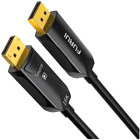 FURUI 16K Fiber Optic DisplayPort Cable Cover