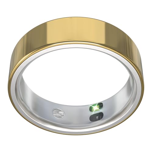 CONSSU Gen 2 Air, AI Smart Ring, Fitness/Sleep/Health Tracker for Women&Men, Vibration Reminder, No APP Fee, 4-6 Day Battery Life,Temp/HR/SpO₂ Monitoring, for Android & iOS