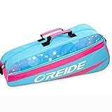 Oukerde Badminton-Tasche Badmintonschlägertasche,Single-Shoulder-Rucksack,Tennistasche,multifunktionale Badmintonschlägertasche für Herren und Damen (74 * 31 * 17CM)
