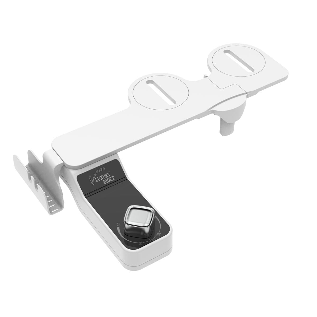 Abs Hygenic Bidet Spray Kit - White (Dual Flow with Mobile Holder)