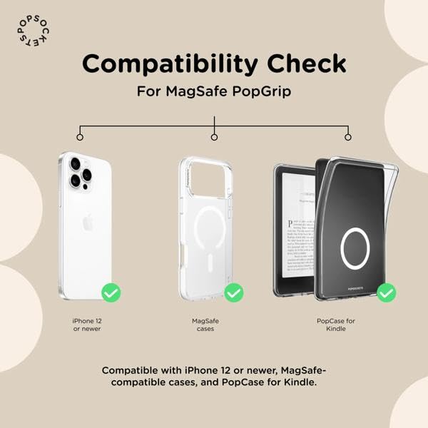 Image of PopSockets Phone Grip for MagSafe, Magnetic Holder- Pikachu