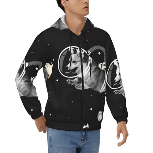 Sweat à capuche décontracté pour homme veste zippée à manches longues