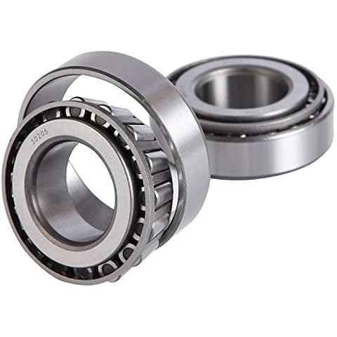 XMHF 2 Pack 30205 Wheel Bearings 25x52x16.25mm, Rotary Quiet High Speed Tapered Roller Bearings Cover