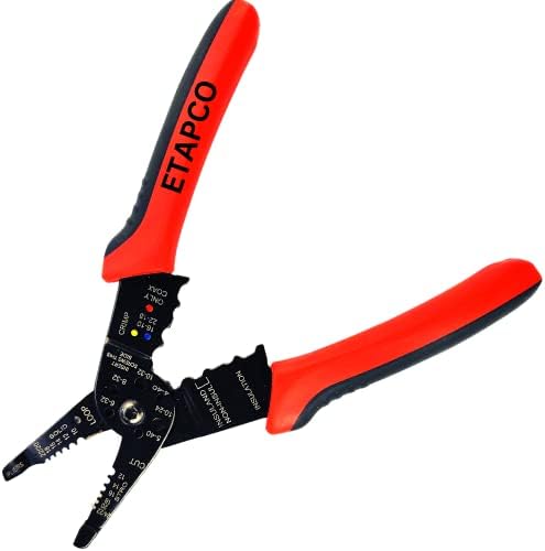 WORKPRO 8 Inch 3-in-1 Wire Stripper/Cutter/Crimper Tool For Copper, AWG10-24 - Foto 10